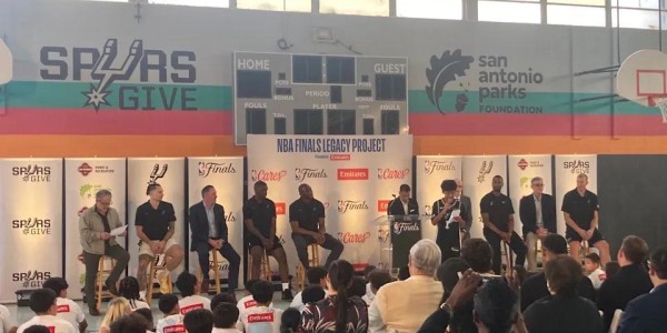 九游-社区中心换新装 NBA总决赛遗产项目亮相马刺主场